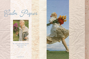 Calm Paper Textures — Real Scans