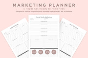 Marketing Planning Pages Set V-02, a Stationery Template by shahsoft (Thumbnail 1 of 3)