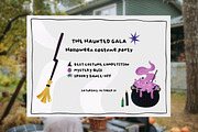 Halloween Party. 80+ Illustrations, a Decorative Illustration by Vicccky (Thumbnail 4 of 9)