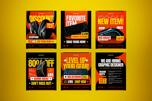 Electronic Social Media Pack, a Flyer Template by The Good Store
