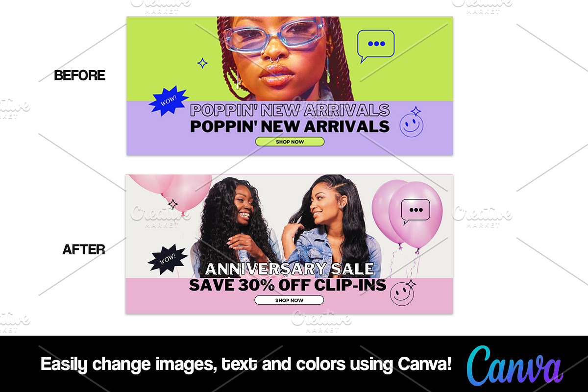 DIY Web Banners: Gen Z Beauty, a Landing Page Template by beautybosslab™ (Photo 4 of 5)