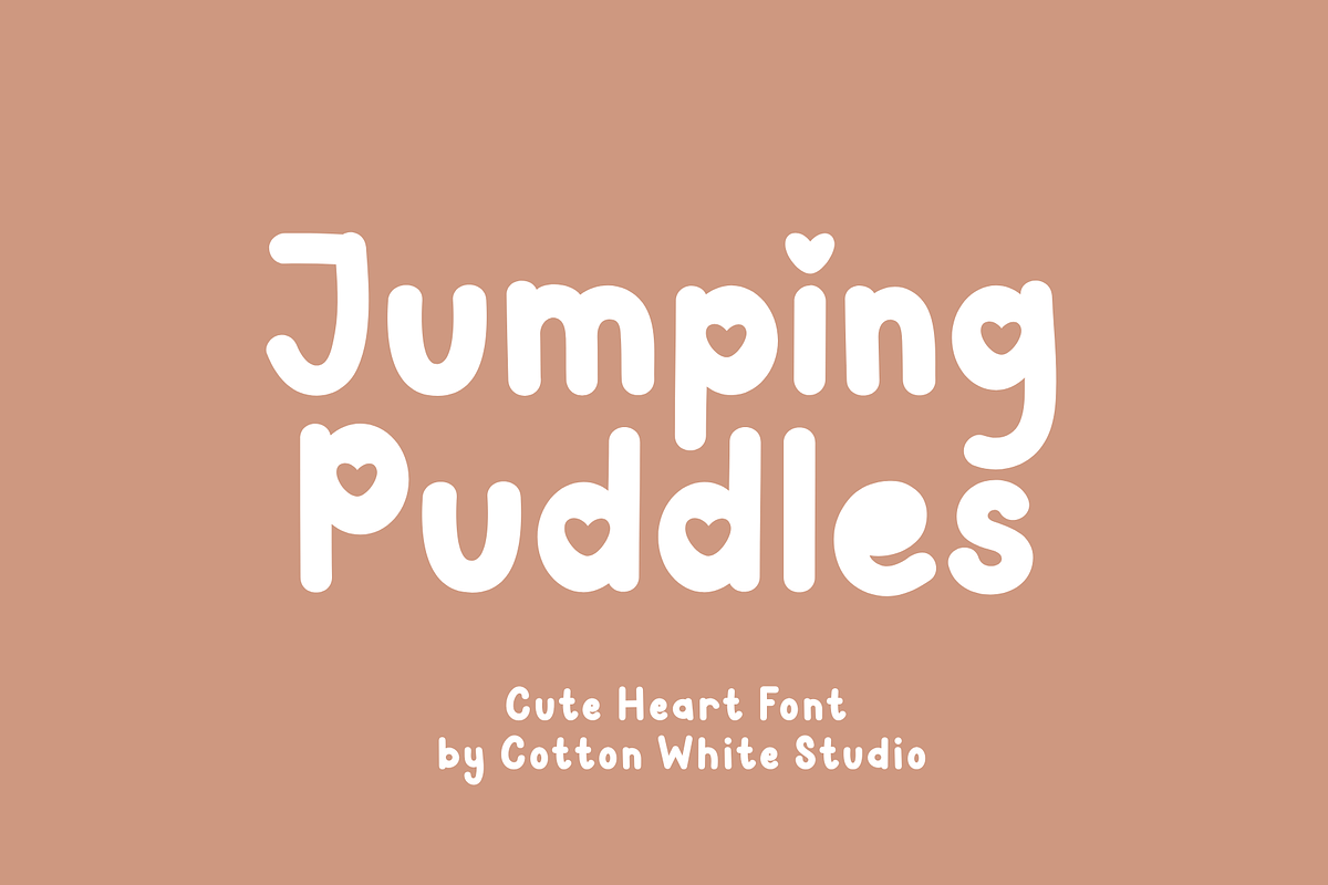 Jumping Puddles, a Handwritten Font by Sofia Skoog (Photo 1 of 11)
