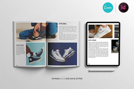 SHIF Magazine / Ebook Template Canva