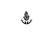 Minimalist Hand with Crystal Logo, a Branding & Logo Template by Luxury Logos (Thumbnail 3 of 4)