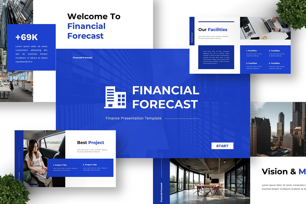Financial Forecast - Finance Key, a Presentation Template by Deepslide Studio (Photo 2 of 6)