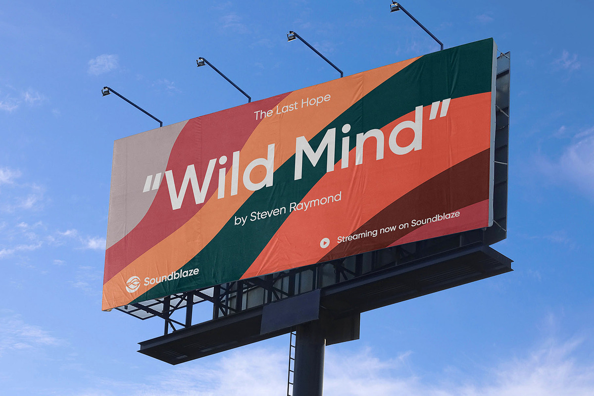 Billboard Poster Street Mockup, an Advertising Mockup by Asylab (Photo 2 of 5)