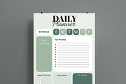 Daily Planner Template, a Stationery Template by MightyDesign (Thumbnail 2 of 8)