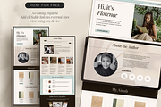 Author Landing Page, a Landing Page Template by Creatif Foundry (Thumbnail 3 of 7)