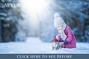 Winter Lights photo overlays, a Layer Style Add-On by BrownLeopard (Thumbnail 4 of 8)
