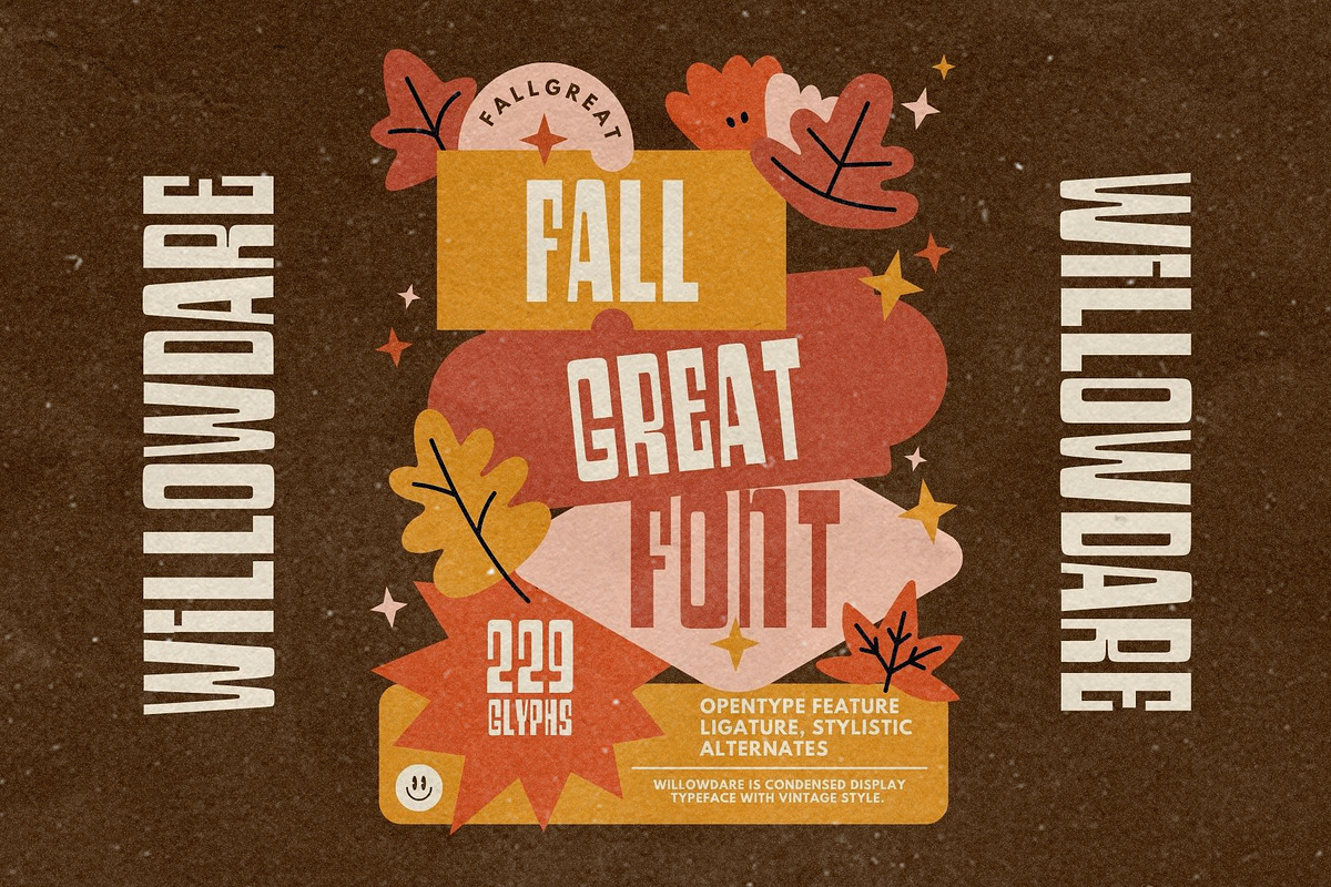 Willowdare – Condensed Display Font, a Sans Serif Font by Get Studio (Photo 5 of 11)