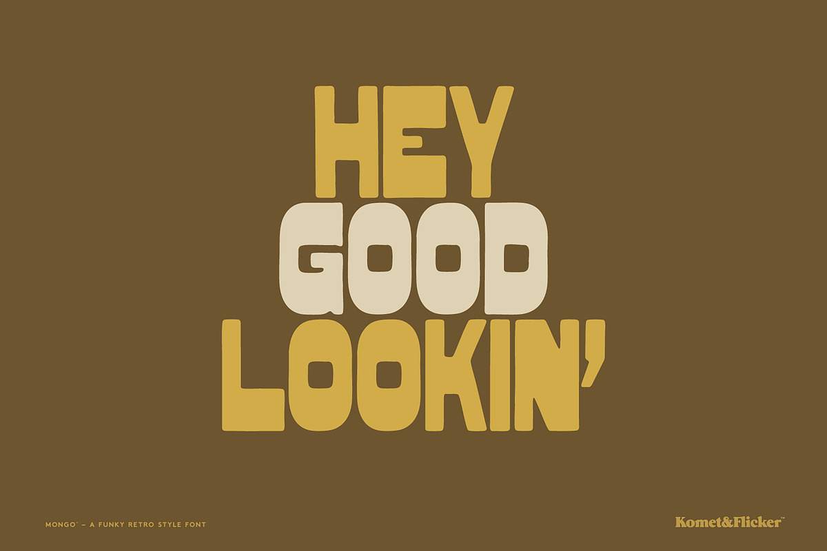 MONGO, a Font by Komet & Flicker (Photo 7 of 10)