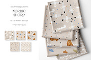 Nordic Shore – Patterns Collection, a Pattern Graphic by PROTEA Watercolor Studio (Thumbnail 2 of 10)