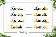 Kamali - An Arabic Style Typeface, a Handwritten Font by Afkari Studio (Thumbnail 4 of 14)