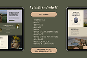 Wellness Squarespace Template, a Squarespace Template by Eden Origin Studio (Thumbnail 4 of 11)