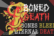 Black Domed – Brutal Metal Font, a Blackletter Font by Bayuktx (Thumbnail 6 of 10)
