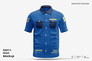 Men’s Shirt Mockup, a Household Mockup by renderstockmarket