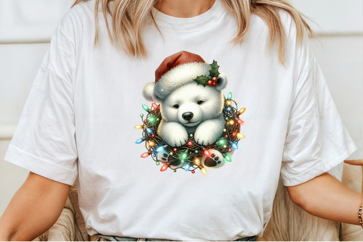 Winter Polar Bear Clipart, an Illustration by Pixels.Craft (Photo 4 of 7)