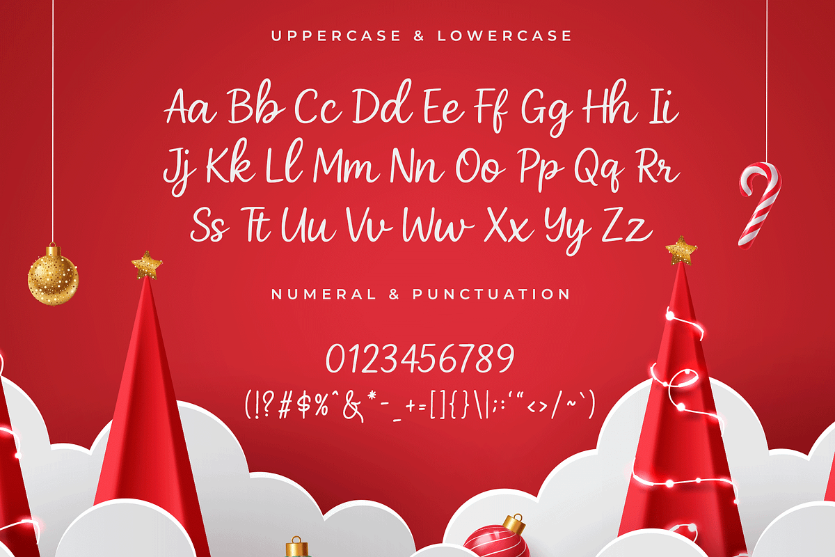 Christmas Starlight–Modern Christmas, a Script Font by overlaytemplates (Photo 4 of 5)