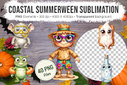 Coastal Summerween Sublimation, a Seasonal Illustration by Artnoy (Thumbnail 1 of 18)