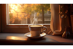 caffeine morning coffee ai generated, a Food & Drink Photo by pikepicture