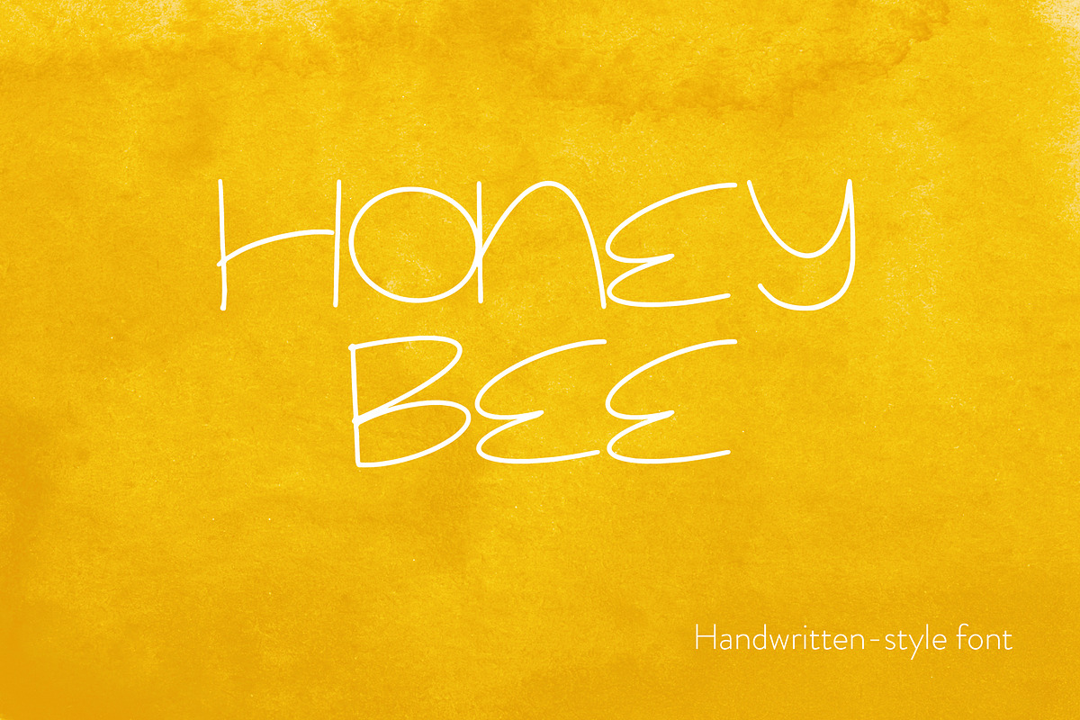 Honey Bee - Handwritten Style Font
