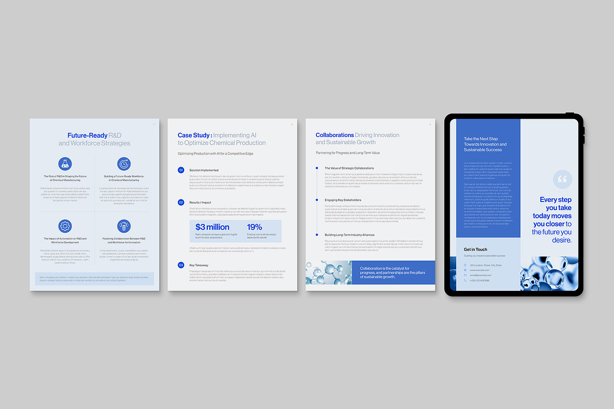 Digital Whitepaper Template, a Brochure Template by BrandPacks (Photo 4 of 6)