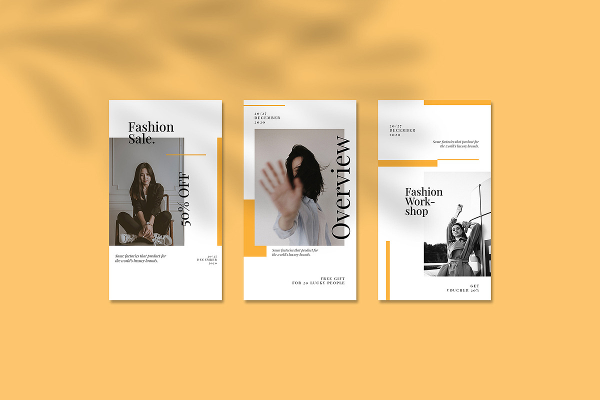 Bennedict - Instagram Stories & Post, a Social Media Template by Creatchees.std (Photo 4 of 6)