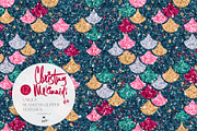 Mermaid Glitter Textures, a Pattern Graphic by KaramfilaS (Thumbnail 2 of 15)