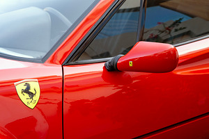 Vintage Ferrari luxury sports car, a Transportation Photo by BOOCYS