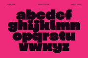 Aigon - Bold Display Font, a Sans Serif Font by limitype (Thumbnail 12 of 14)