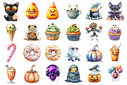 Halloween Sublimation Clipart Design, an Illustration by SinaCreation (Thumbnail 2 of 5)