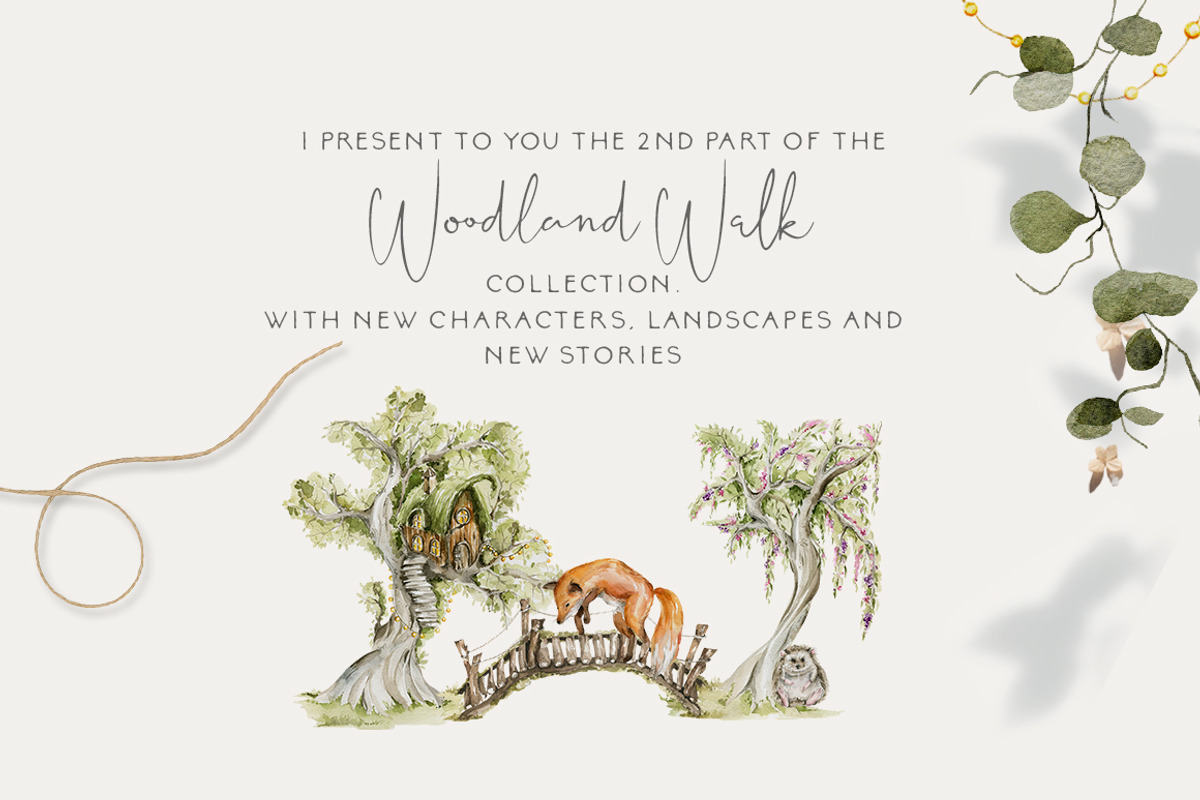 Woodland baby animals 2 Field flower, an Animal Illustration by 60secondsArt (Photo 2 of 16)