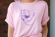 Pastel Purple Butterflies PNG, an Illustration by RobertsArt (Thumbnail 4 of 7)