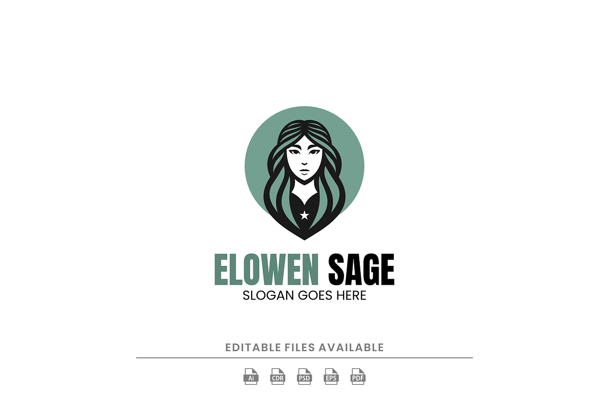 Mascot Modern Girl Logo Design, a Branding & Logo Template by Artnivora.Std