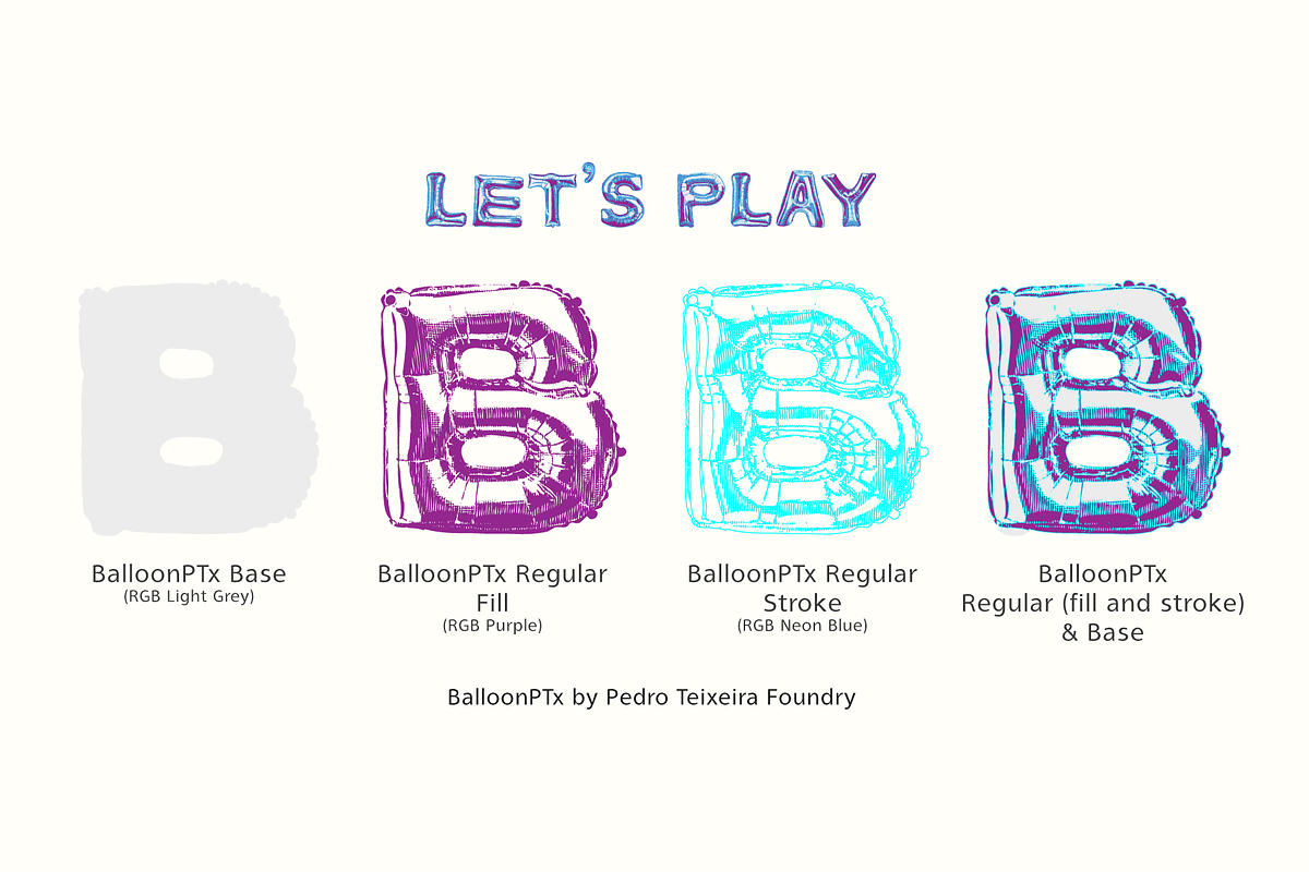Inflate PTx - Balloon font (TTF), a Sans Serif Font by vectalex (Photo 2 of 5)