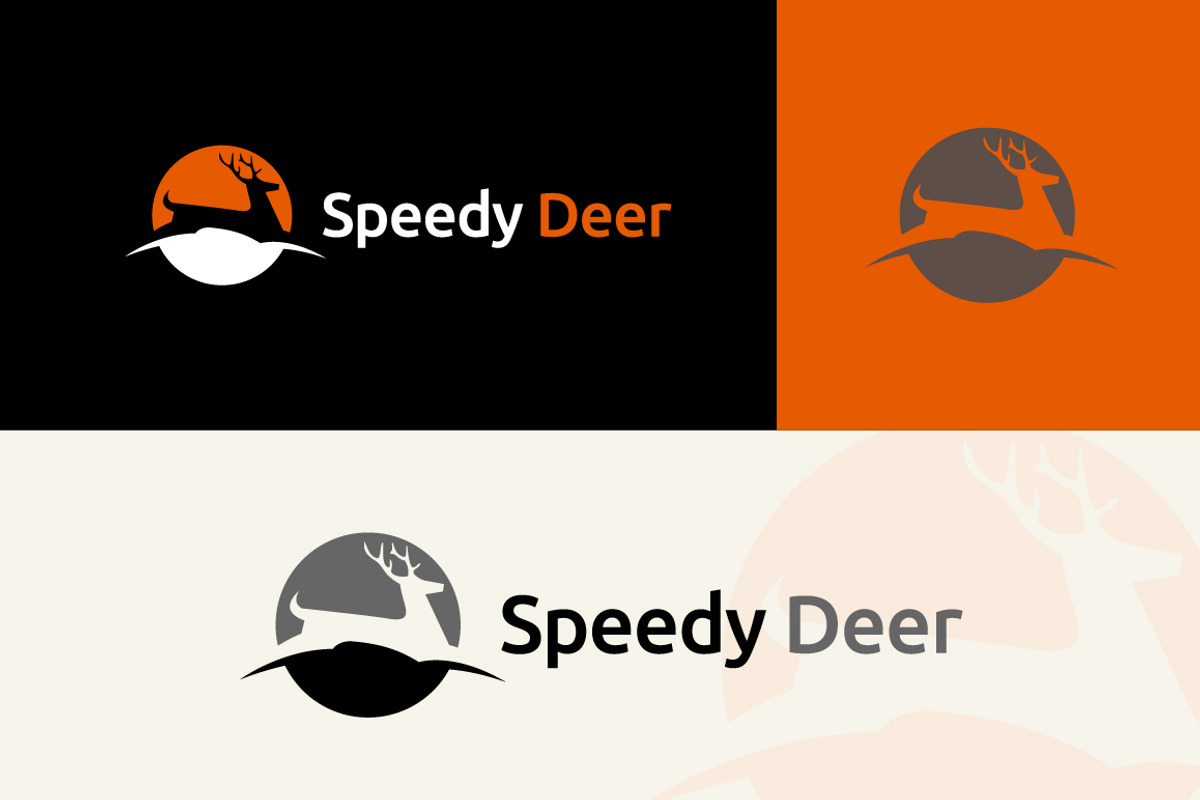Speedy Deer, a Branding & Logo Template by wakgraphic (Photo 2 of 3)