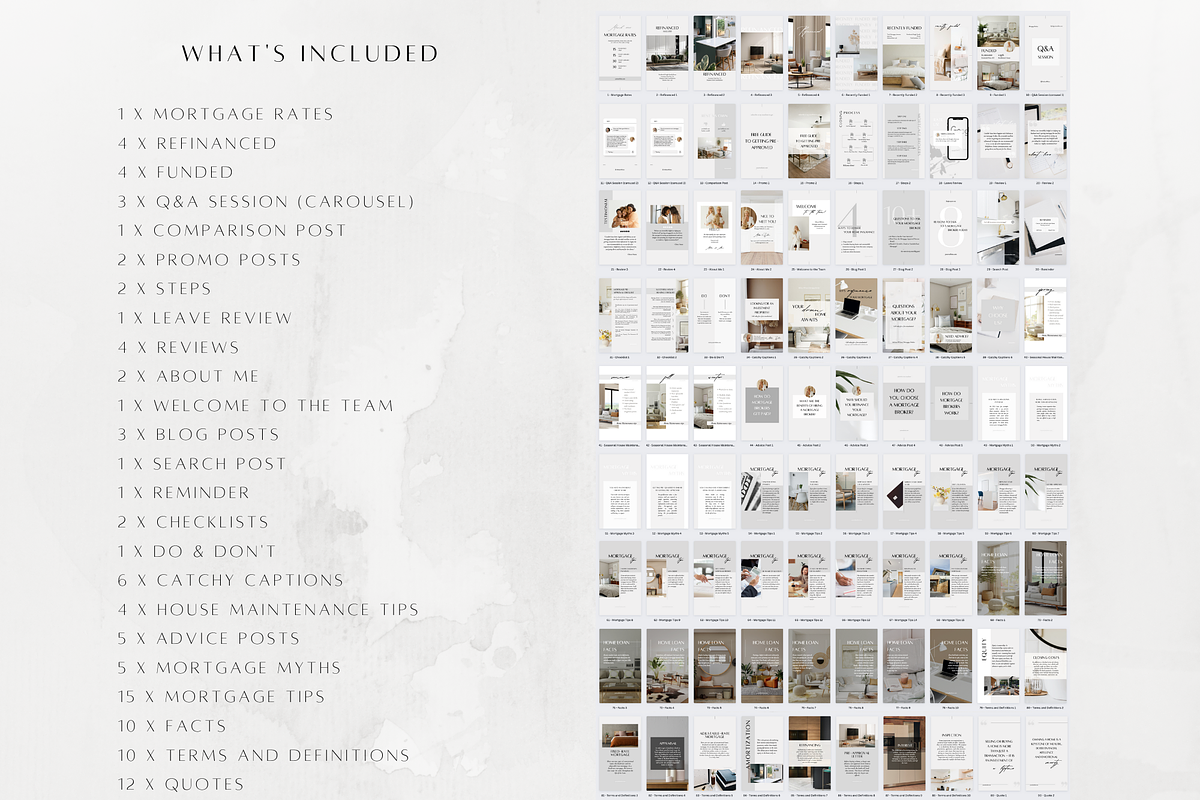 100 Mortgage Broker Story Template, a Social Media Template by ZoaniDesign (Photo 2 of 10)