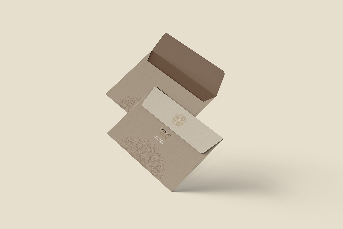 Envelope C5 Mockup - 12 Views, a Packaging Mockup by Illusiongraphic (Photo 13 of 26)