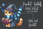 Cute Magic School Watercolor Clipart, an Illustration by Rose Art (Thumbnail 4 of 7)