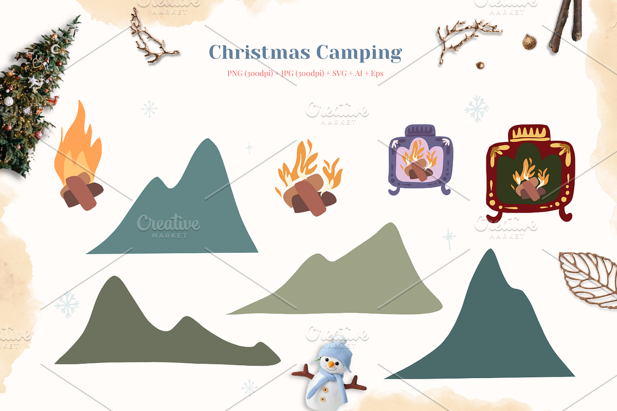 Christmas Wonderland, a Decorative Illustration by ArtstudioByKhushbu (Photo 9 of 9)