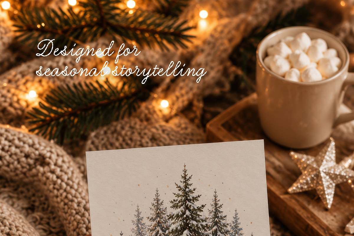 Christmas Stationery Mockup Bundle, an Advertising Mockup by Serenefeeling (Photo 10 of 14)