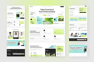 PayLink - Digital Banking Website UI