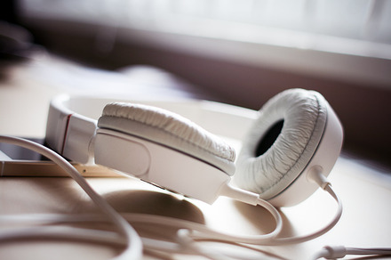 Iphone headphones 1 featuring iphone, desk, and headphones preview 6