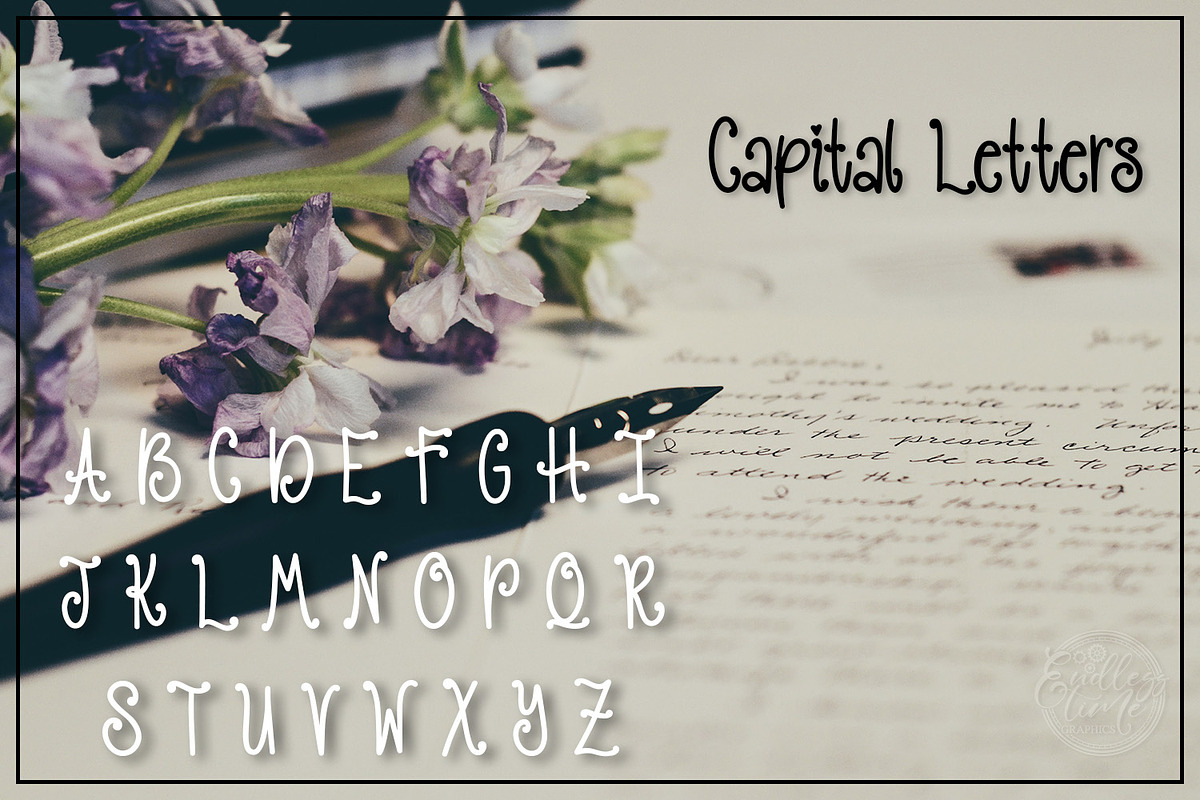 Secret Love Notes - A Valentine Font, a Handwritten Font by Endless Time Graphics (Photo 4 of 5)