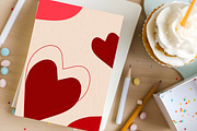 Red hearts flyers|Romantic cards, a Flyer Template by Tati_Kli (Thumbnail 2 of 4)