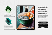 Oil Pastel Procreate Brushes, a Brush Add-On by Spasibenko Art (Thumbnail 10 of 11)