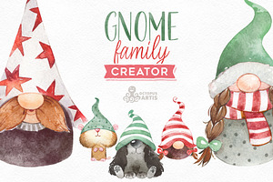 Gnome Family. Collection & Creator