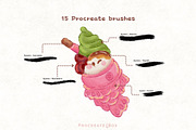Taiyaki Brush Set for Procreate, a Brush Add-On by ProcreateiBox (Thumbnail 3 of 8)