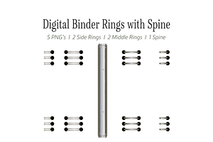 Realistic Notebook Spine & Binders, an Object Graphic by 3PointsCreative