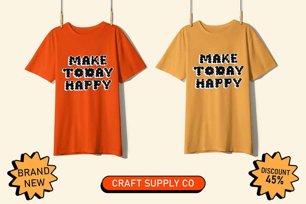 Colence – Cloudy Font, a Sans Serif Font by Craft Supply Co. (Photo 2 of 8)